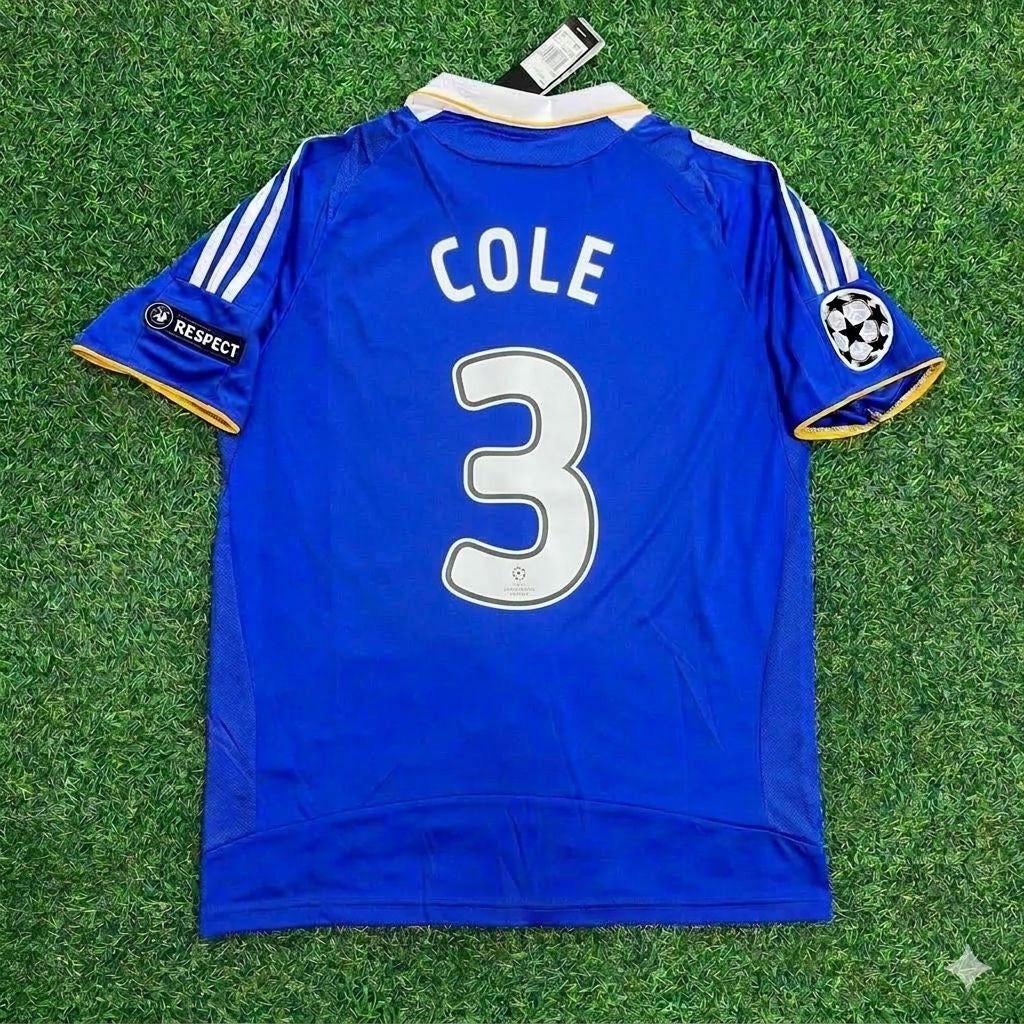 Ashley Cole 3- Chelsea 2008 Champhions League Final Football Jersey
