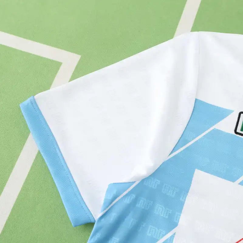 S.S.C 91/93 Season Napoli Away White Retro Jersey Trikot Soccer Kit