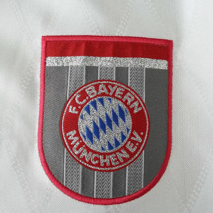 Bayern München 97/98 Season Away White Retro Football Jersey