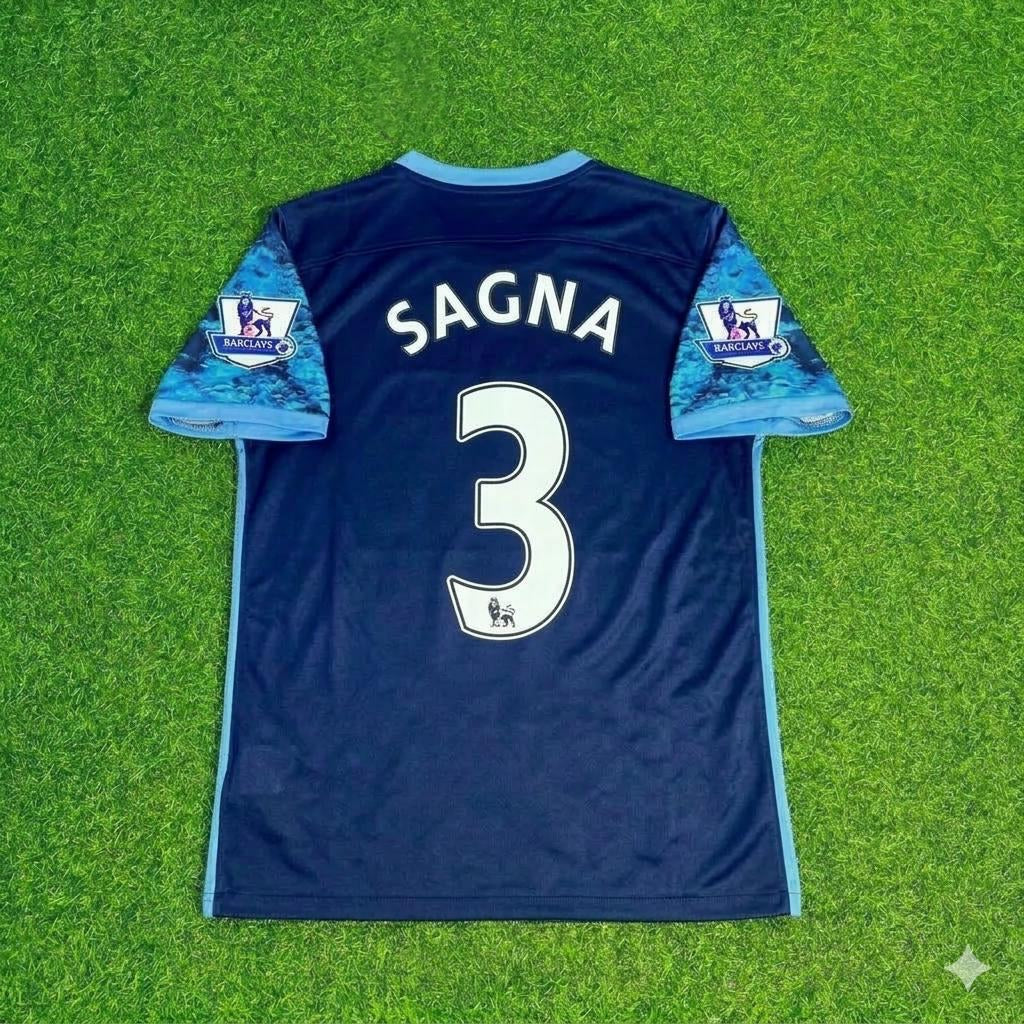 Bacary Sagna 3- Manchester City 2016 2017 Season Retro Football Jersey