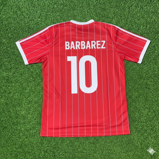 Sergej Barbarez Hamburger SV Rotes Heimtrikot Retro Fußballtrikot Jersey