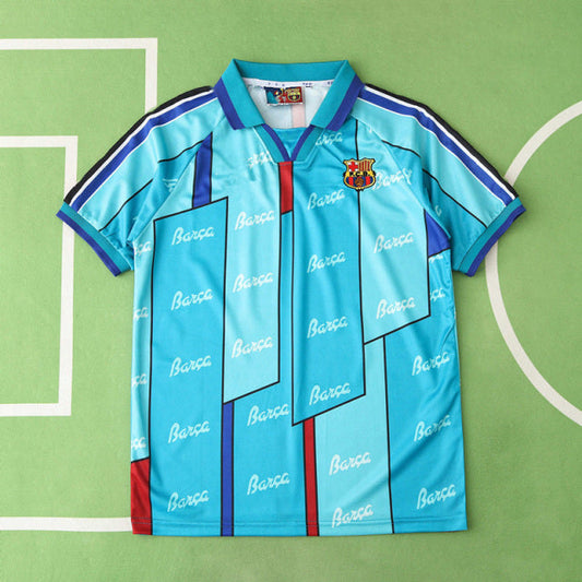 Barcelona 1996 Season Away Retro Football Jersey