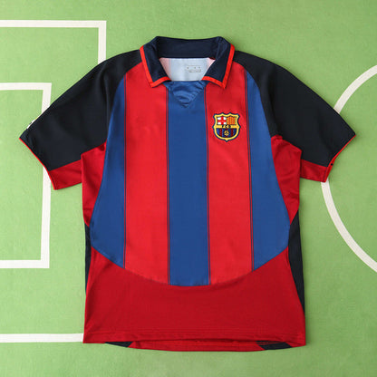 Barcelona 2003/04 Season Home Retro Football Jersey