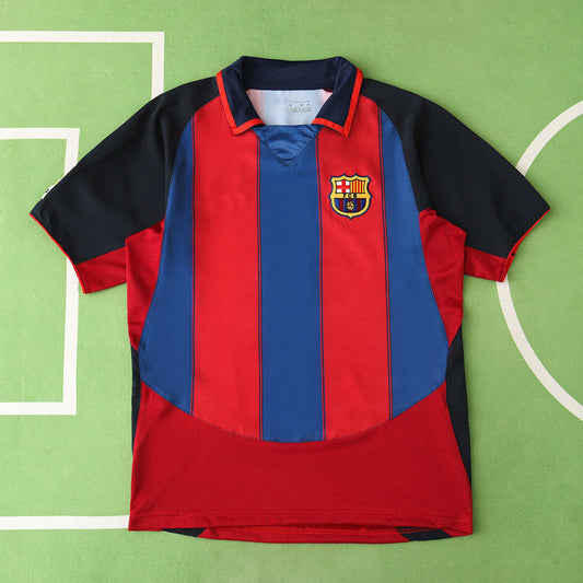 Barcelona 2003/04 Season Home Retro Football Jersey