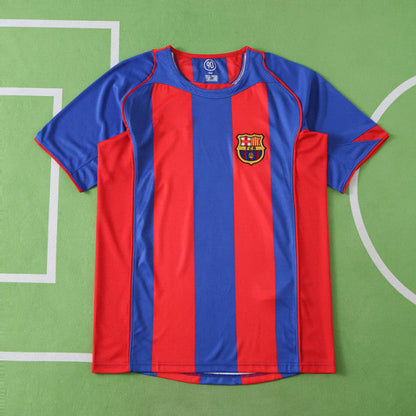 Barcelona 2004 Season Home Retro Football Jersey