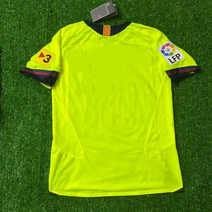 Barcelona 2005/2006 Green Yellow Retro Football Jersey