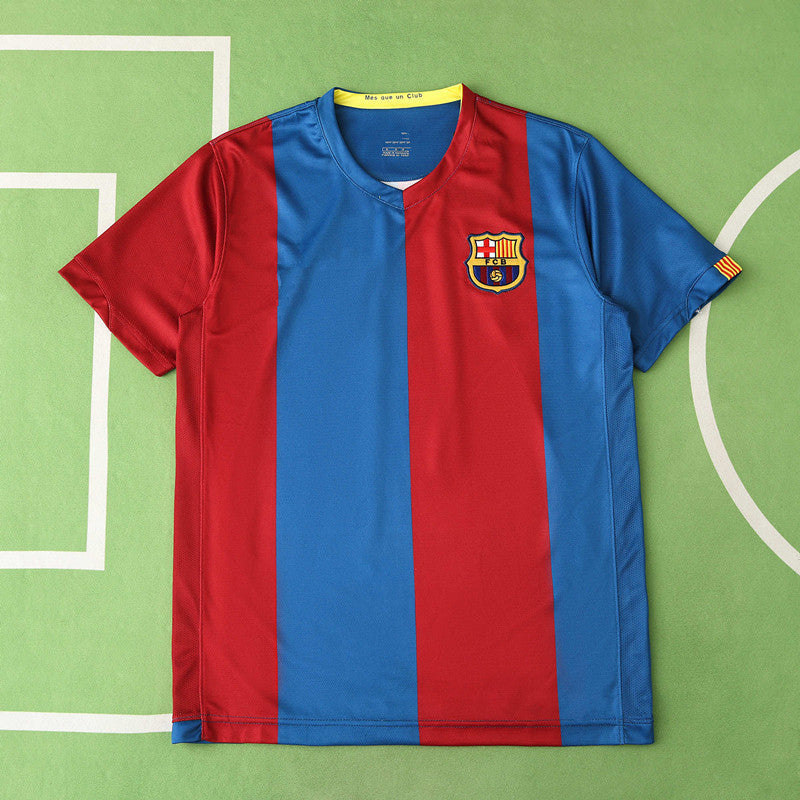 Barcelona 2006/07 Season Home Retro Football Jersey