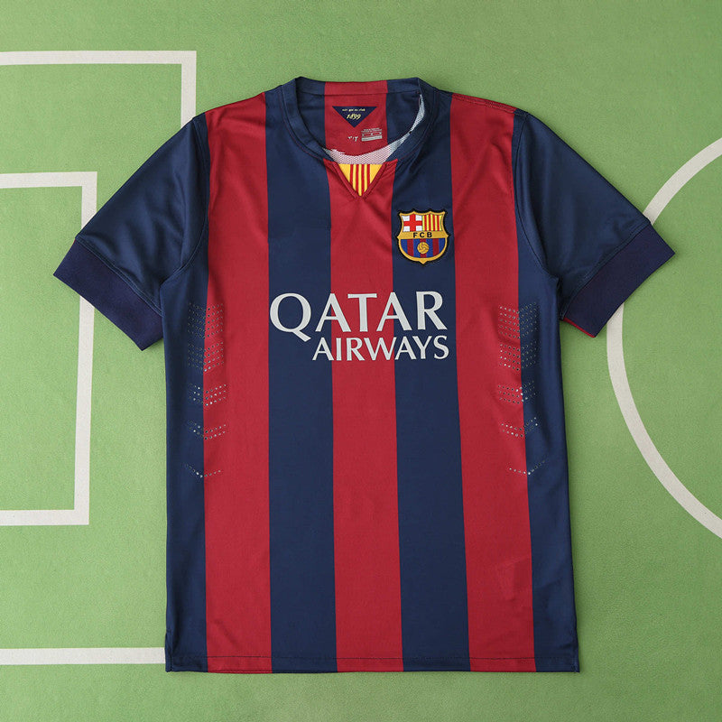 Barcelona 2014/15 Season Home Retro Football Jersey