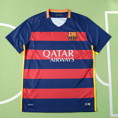 Barcelona 2015/16 Season Home Retro Football Jersey