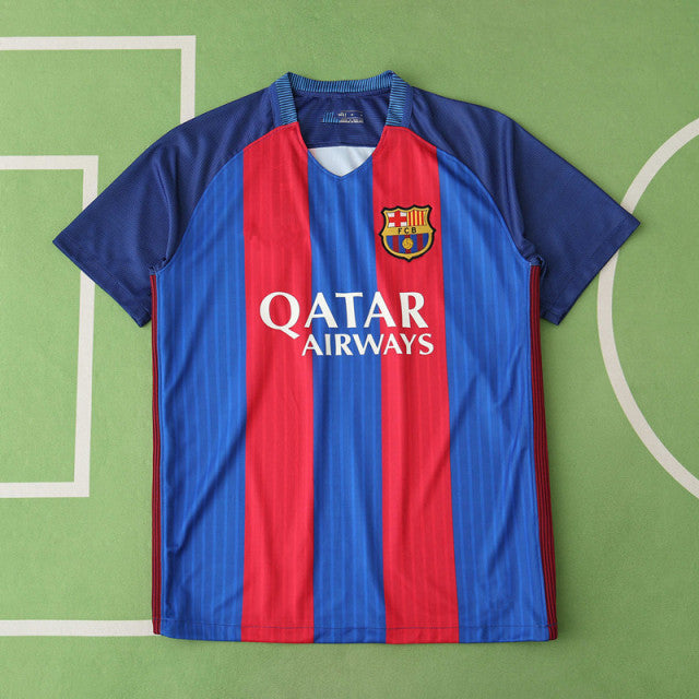 Barcelona 2016/17 Season Home Retro Football Jersey