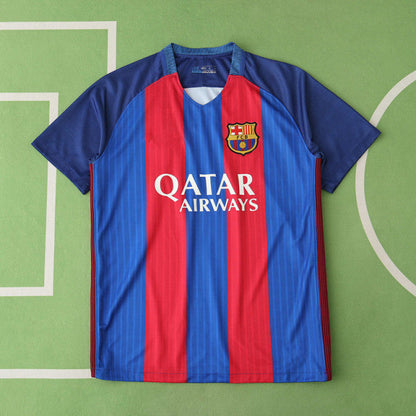 Barcelona 2016/17 Season Home Retro Football Jersey