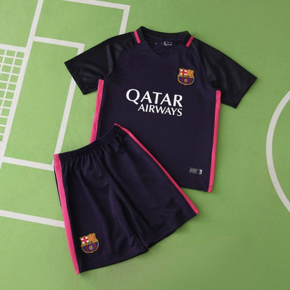 Barcelona 2016 Season Away Kids Retro Football Jersey