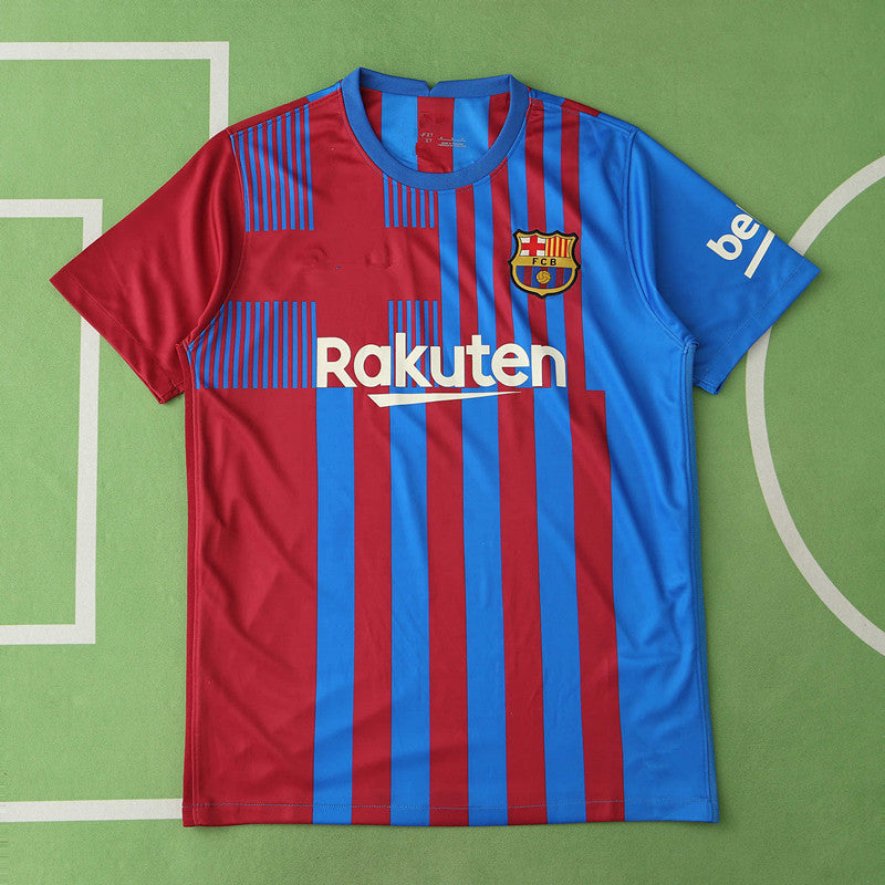 Barcelona 2021/22 Season Home Retro Football Jersey