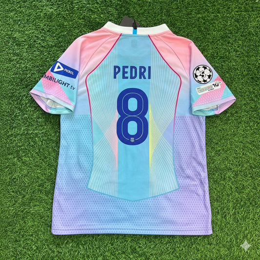 Pedri Barcelona Home Miami Sunset 2026 Football Jersey