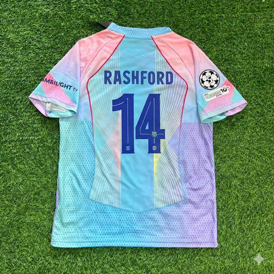 Marcus Rashford Barcelona Home Miami Sunset 2026 Football Jersey