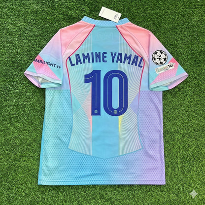 Lamine Yamal Barcelona Home Miami Sunset 2026 Football Jersey