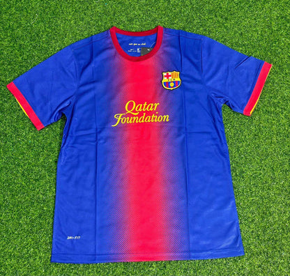 Barcelona FC 2012/2013 Retro Home Football Jersey Kit