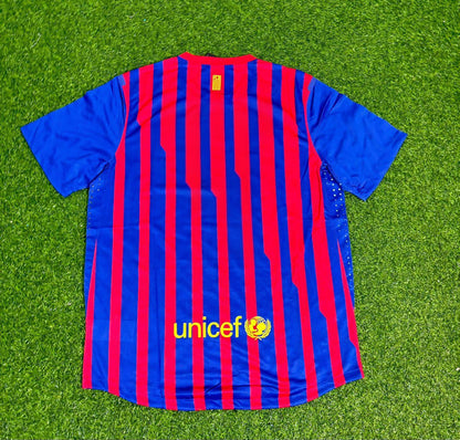 Barcelona FC 2011/2012 Retro Home Football Jersey Kit