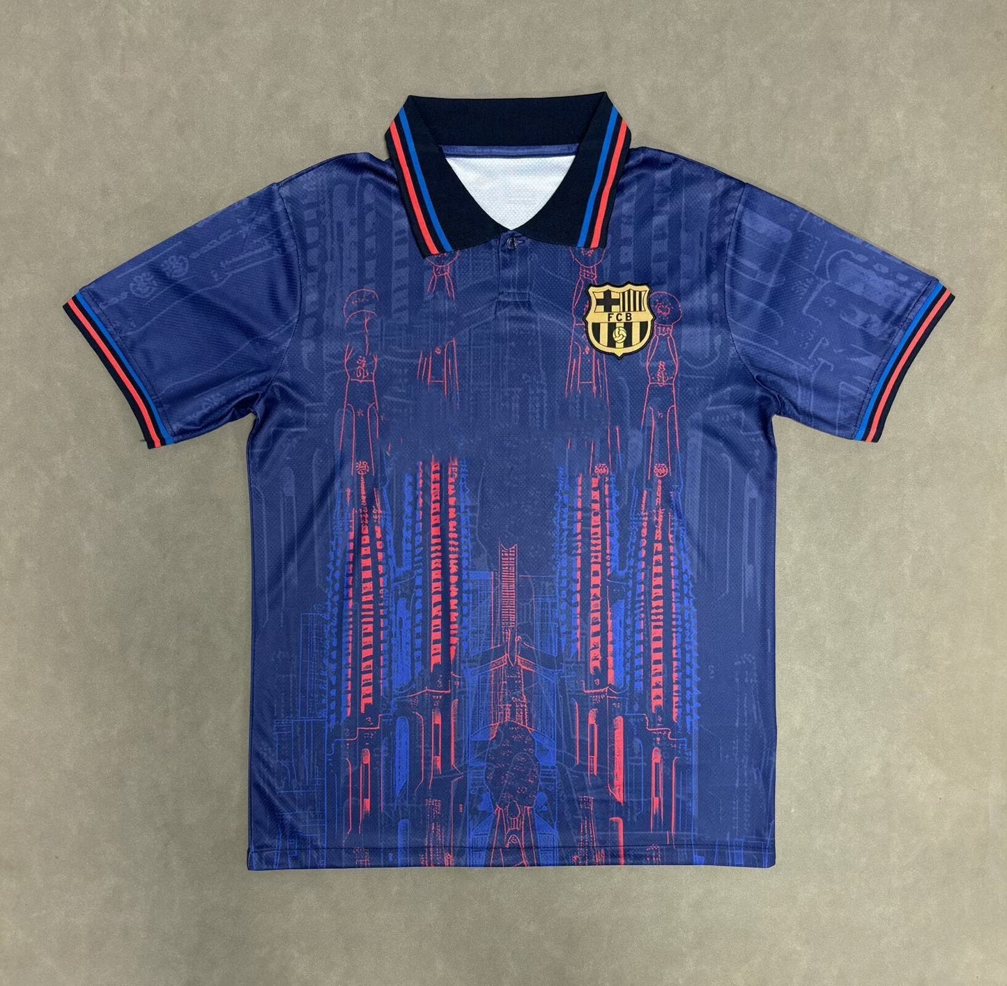 Barcelona New Polo Neck Polokragen Tshirt Special Edition