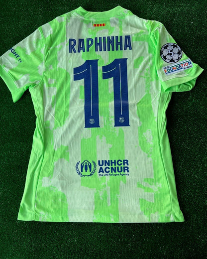 Barcelona Raphinha Football Jersey Kit