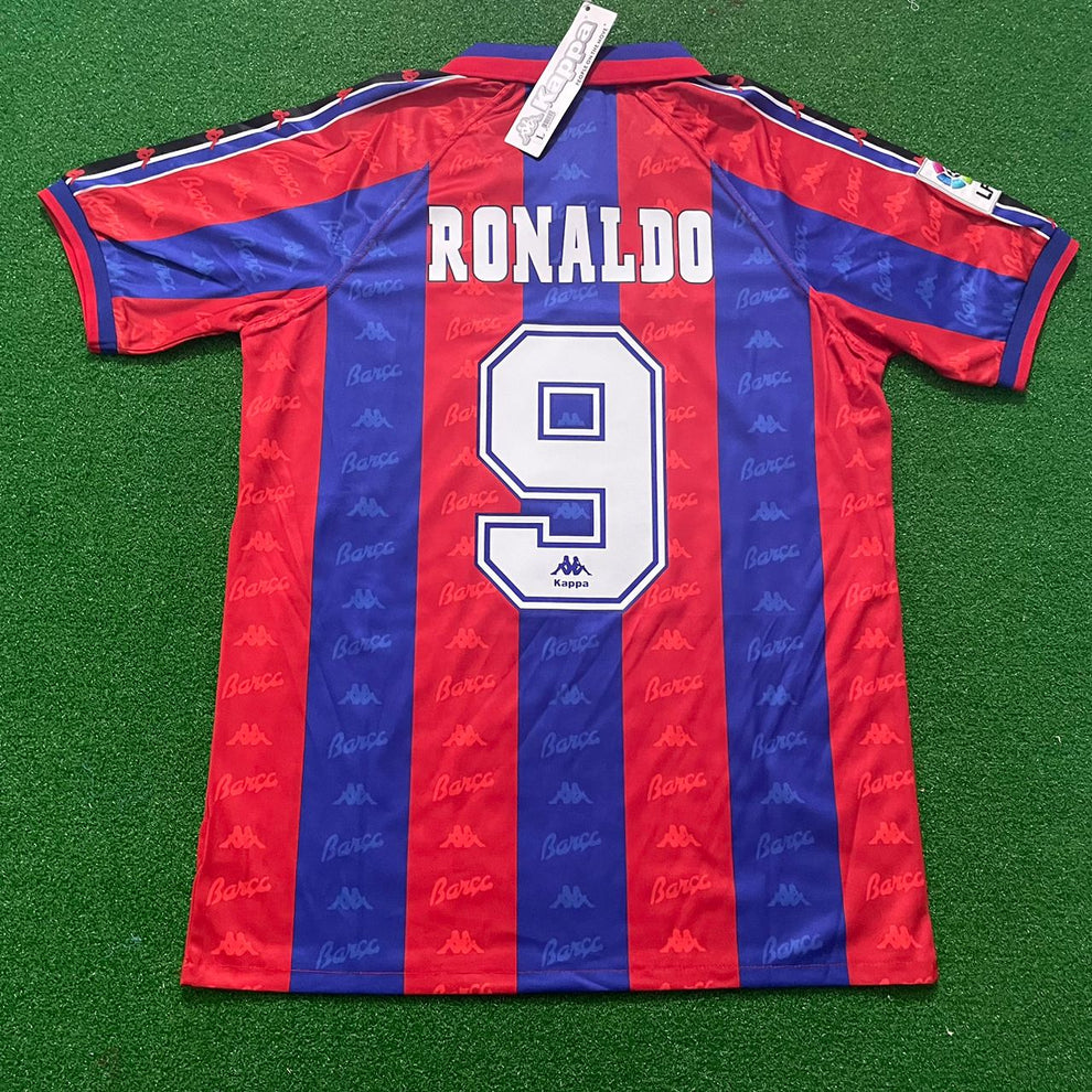 Ronaldo Nazario r9 Barcelona 1996 1997 Retro Football Jersey Kit ...