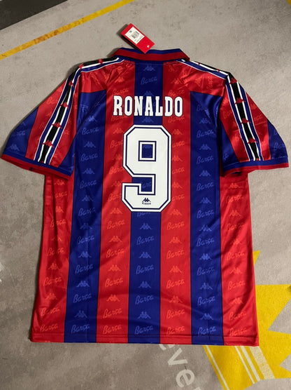 Ronaldo Nazario r9 Barcelona 1996 1997 Retro Football Jersey Kit