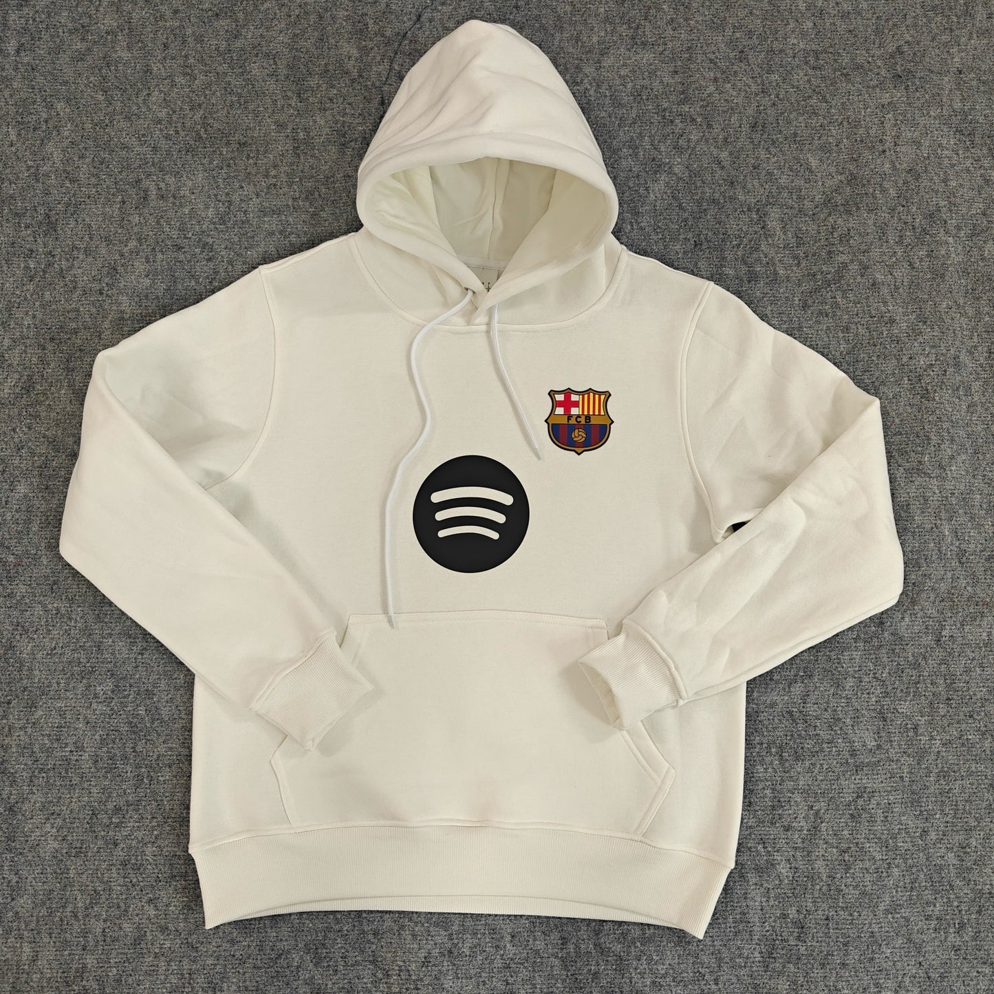Barcelona - Hoodie Winter Fleece- Football Kapuzenpullover Paradise Edition