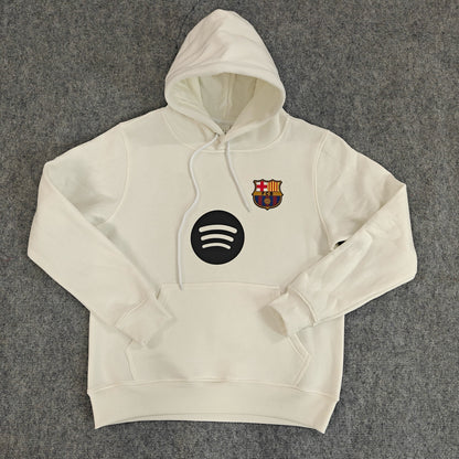 Barcelona - Hoodie Winter Fleece- Football Kapuzenpullover Paradise Edition