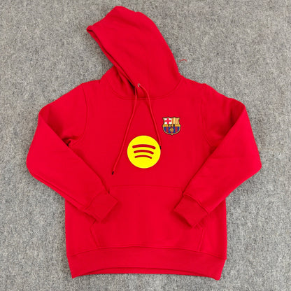 Barcelona - Hoodie Winter Fleece- Football Kapuzenpullover Paradise Edition