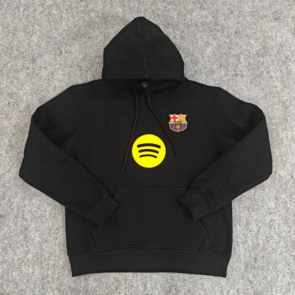 Barcelona - Hoodie Winter Fleece- Football Kapuzenpullover Paradise Edition