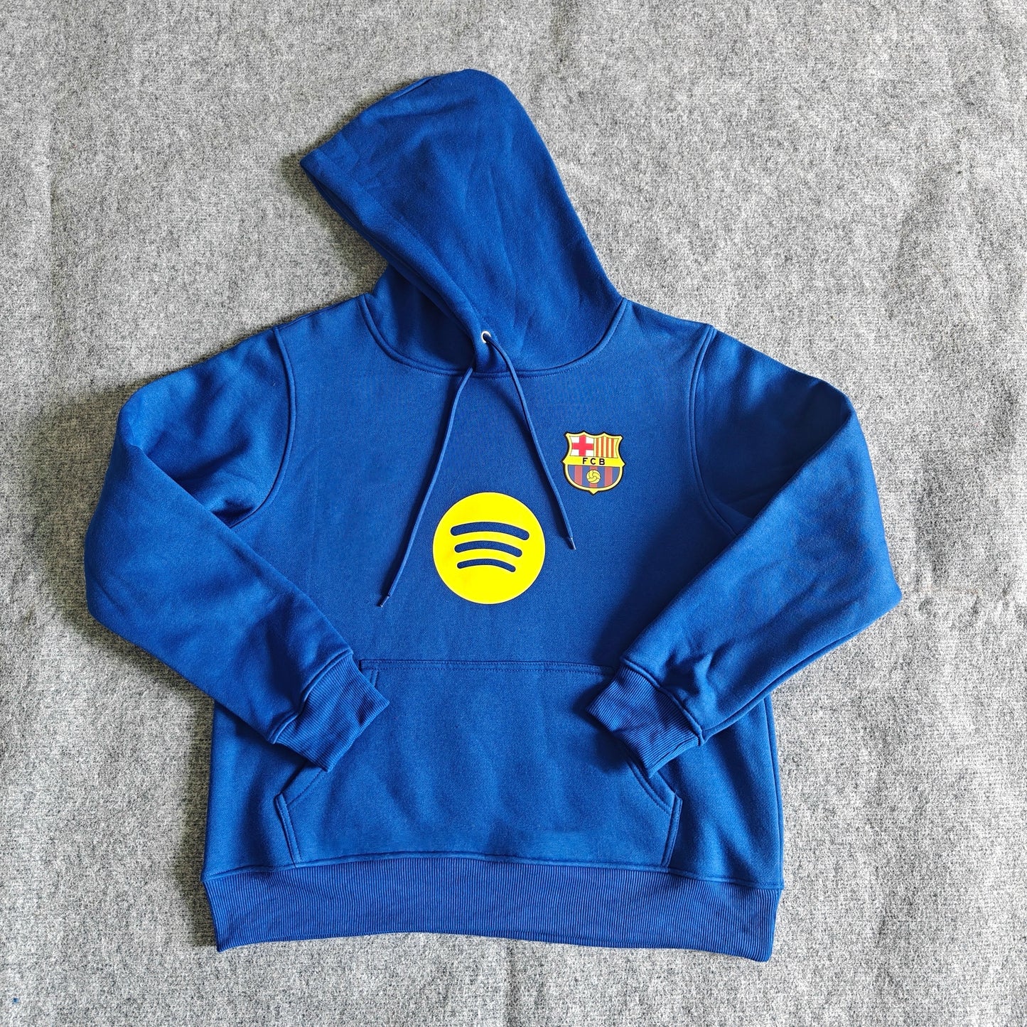 Barcelona - Hoodie Winter Fleece- Football Kapuzenpullover Paradise Edition