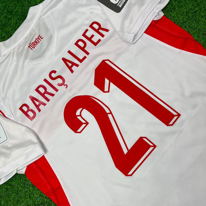 Turkey Türkiye World Cup 2026 Barış Alper Yılmaz #21 Away White Football Jersey