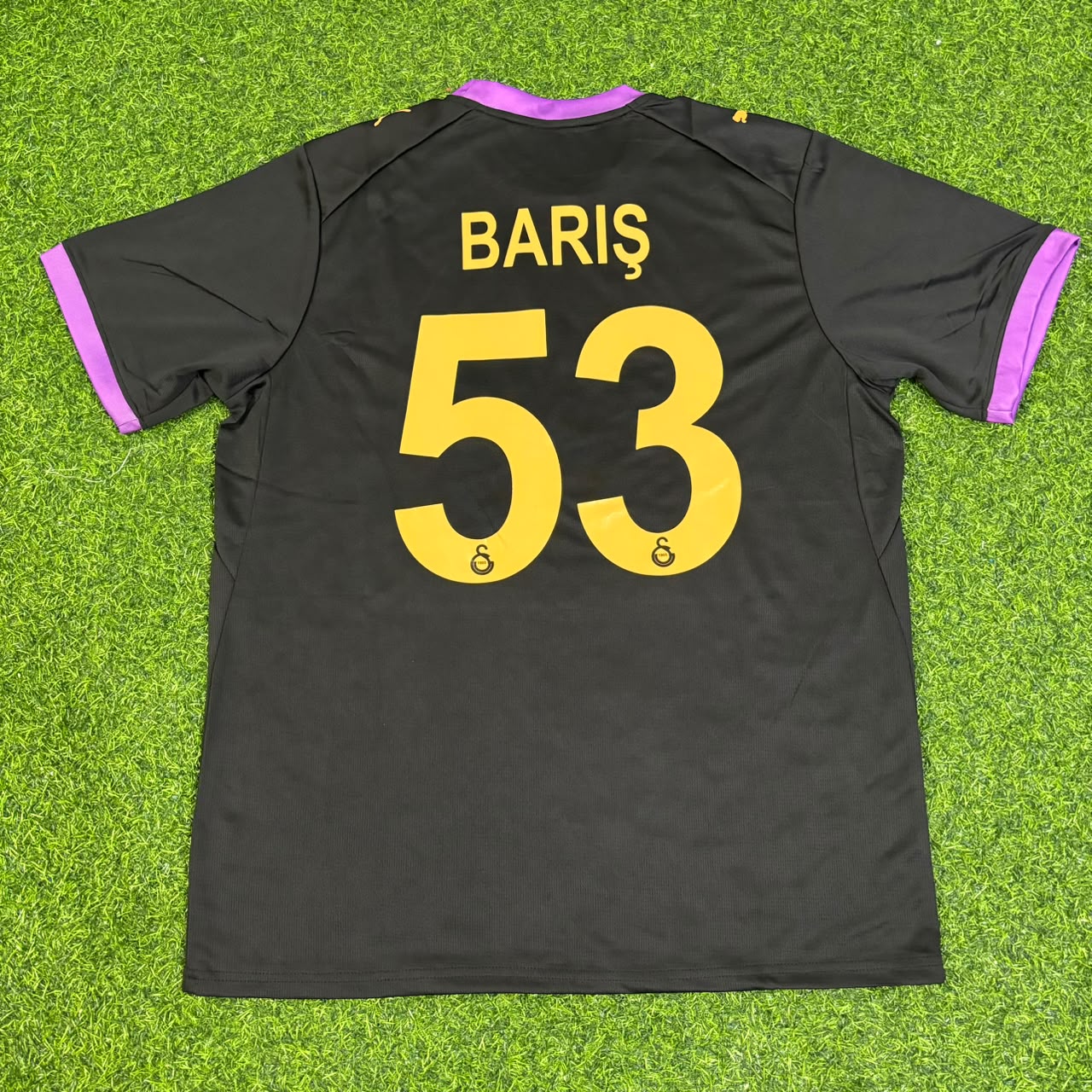 Baris Alper Yilmaz Galatasaray 2026-2027 Away Black Football Jersey