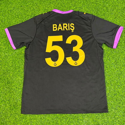 Baris Alper Yilmaz Galatasaray 2026-2027 Away Black Football Jersey