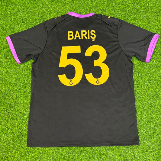 Baris Alper Yilmaz Galatasaray 2026-2027 Away Black Football Jersey