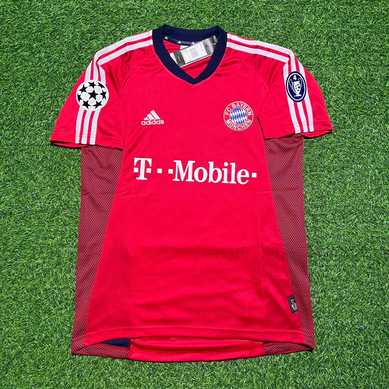 Alexander Zickler Bayern München 2002/2003 Season Home Red Retro Football Jersey