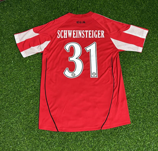 Bastian Schweinsteiger Bayern Munich 2010/11 Home Football Jersey