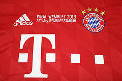 Bastian Schweinsteiger Bayern Munich 2013 Champions League Wembley Final Long Sleeve Football Jersey Kit