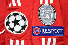 Bastian Schweinsteiger Bayern Munich 2013 Champions League Wembley Final Long Sleeve Football Jersey Kit