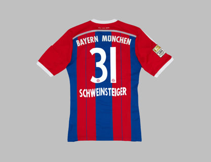 Bastian SCHWEINSTEIGER Bayern Munich 2014 - 2015 Football Jersey Kit