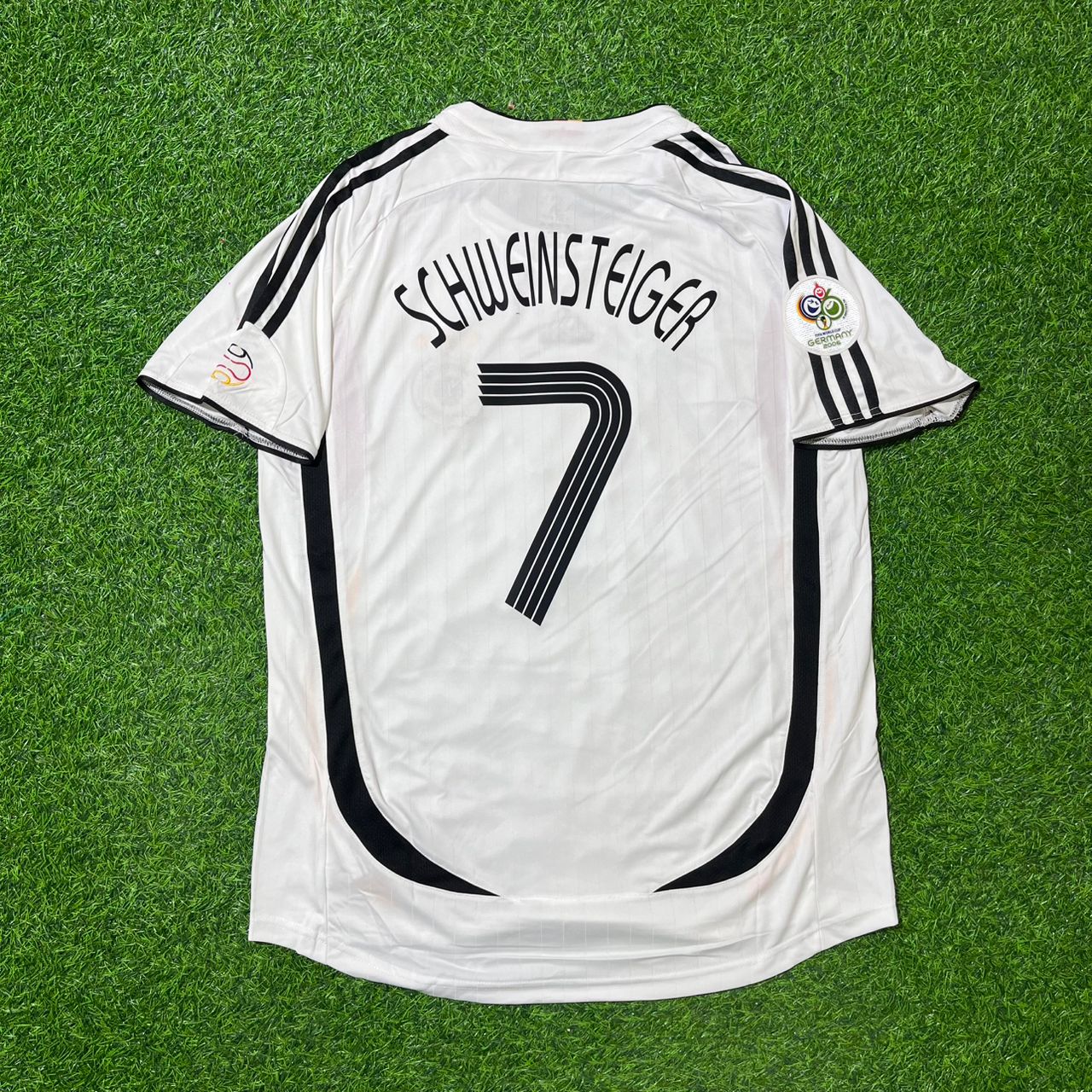 Germany World Cup 2006 Bastian Schweinsteiger Retro Football Jersey Kit