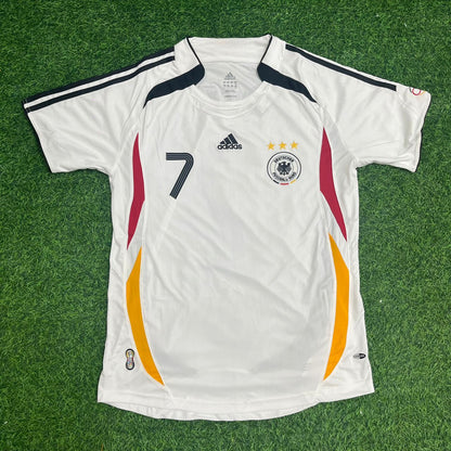 Germany World Cup 2006 Bastian Schweinsteiger Retro Football Jersey Kit