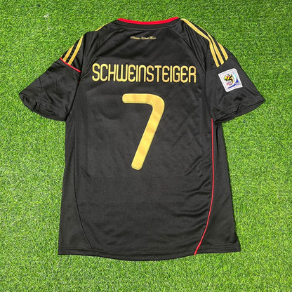 Germany World Cup 2010 Bastian Schweinsteiger - Deutschland Black Football Jersey