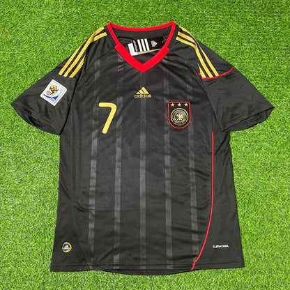 Germany World Cup 2010 Bastian Schweinsteiger - Deutschland Black Football Jersey