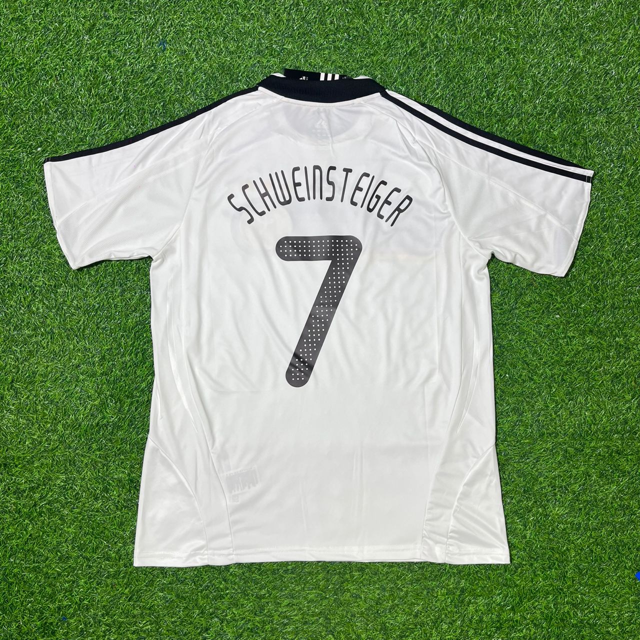 Germany EURO 2008 Bastian Schweinsteiger Retro Football Jersey Kit