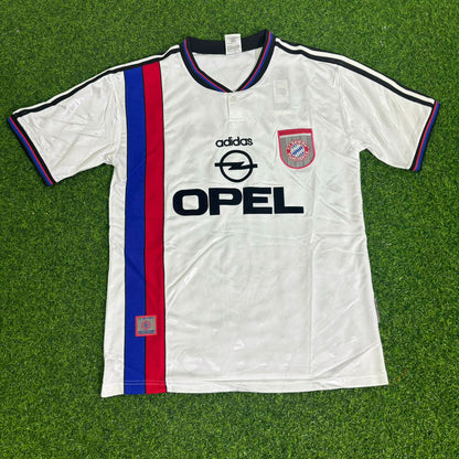 Bayern München 1996/1997 Saison Auswärts Retro Fußballtrikot Jersey
