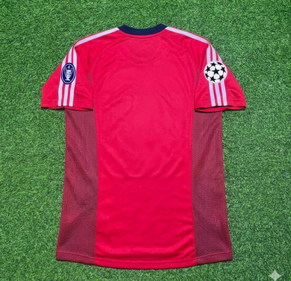 FC Bayern München 2002/2003 Season Home Red Retro Football Jersey