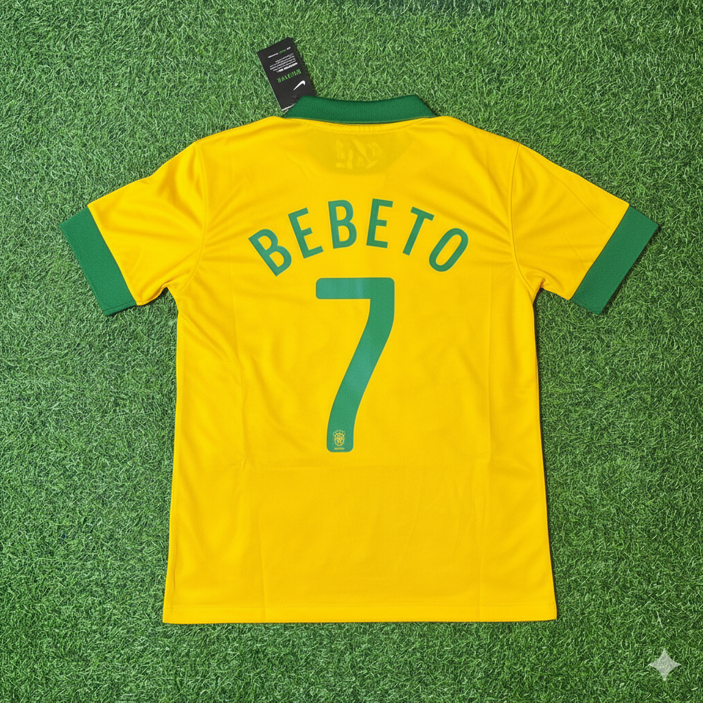 Bebeto Brazil Retro Football Jersey Collection