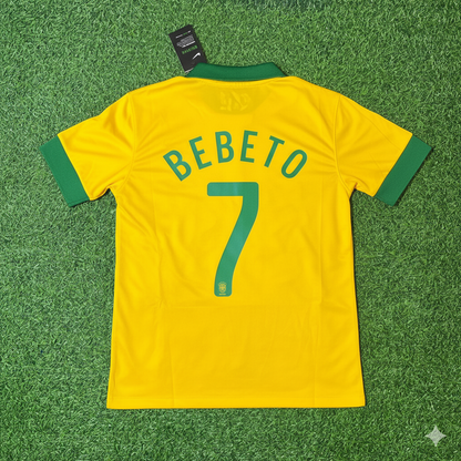 Bebeto Brazil Retro Football Jersey Collection