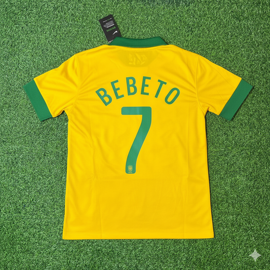 Bebeto Brazil Retro Football Jersey Collection